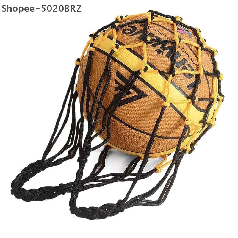 [THEBR] Bolsa De Rede De Basquete Armazenamento De Tecido De Nylon Transporte De Bola Única Equipamento Portátil Esporte