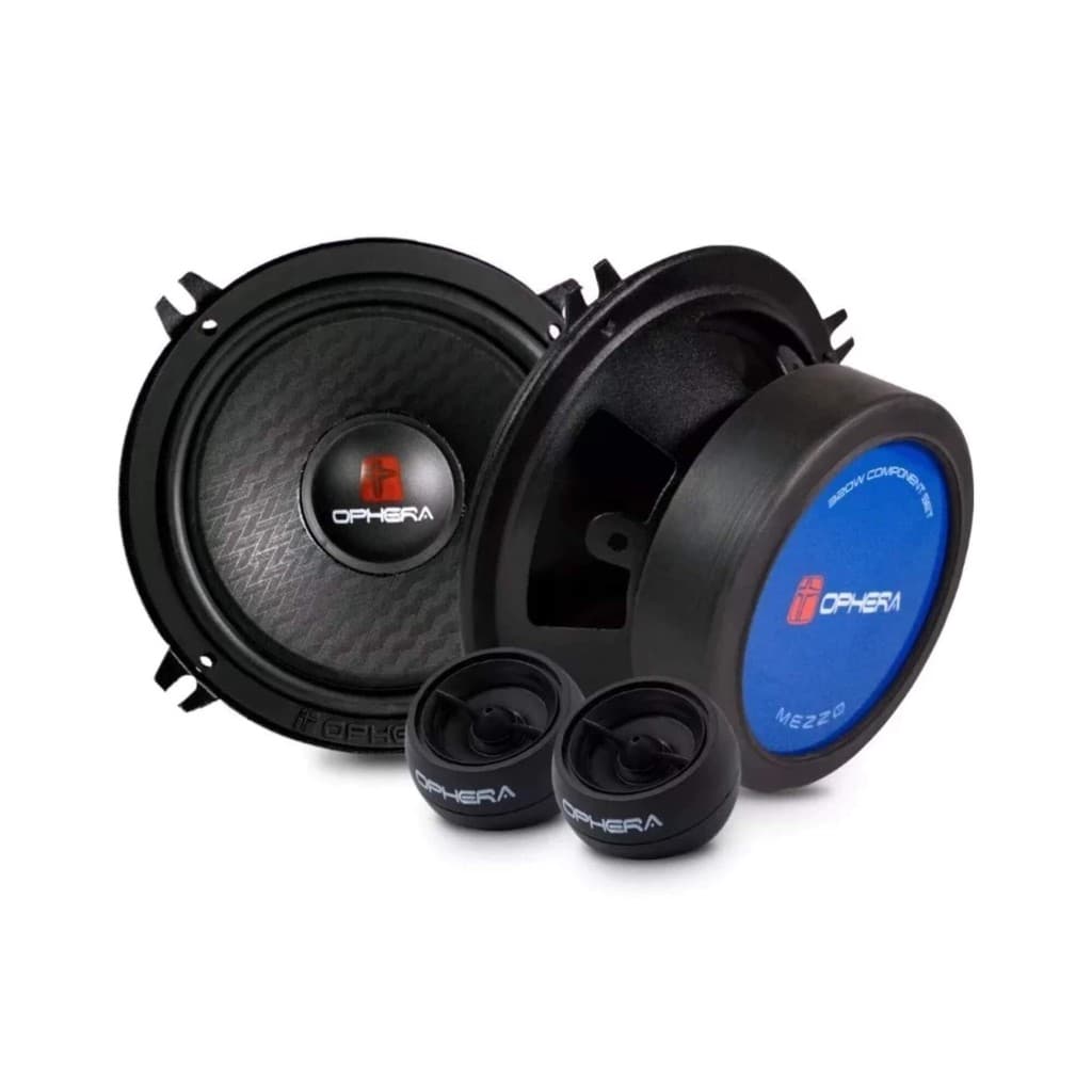Kit Alto Falante 2 Vias Mezzo 160.5 160w Rms 5" Polegadas Ophera Som Automotivo Veicular Carro