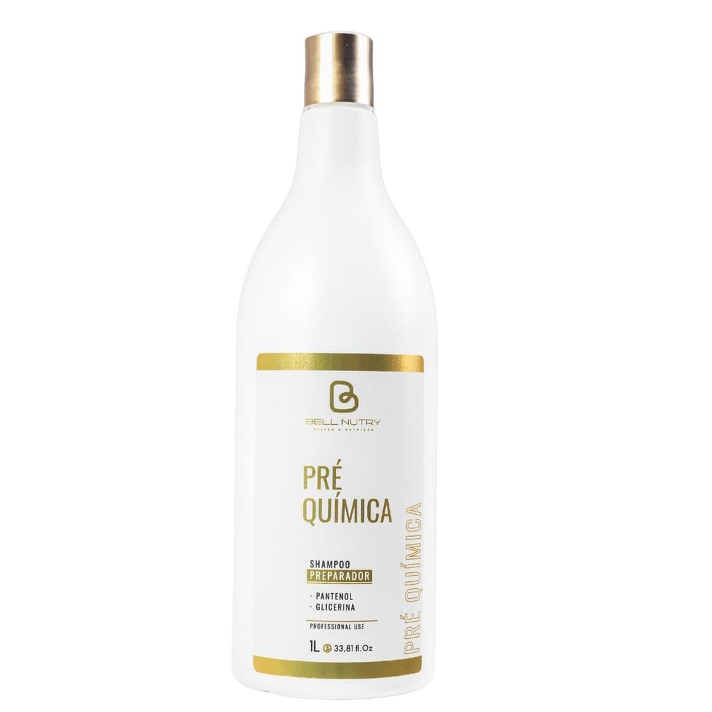 Shampoo Pré-Química (Antí-Resíduos) 1L Com Pantenol e Glicerina | Bell Nutry