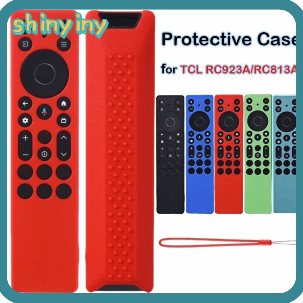 Capa Brilhante Para Controle Remoto , Protetor À Prova De Choque , Silicone TCL RC923A/RC813A