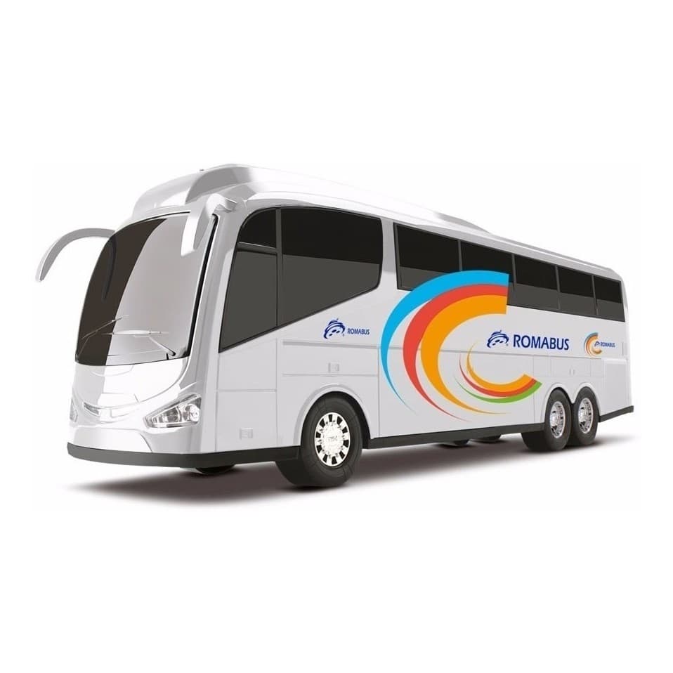 Ônibus Roma Bus Executive 48,5cm – Brinquedo Realista, Resistente e Ideal para Crianças - Roma Brinquedos