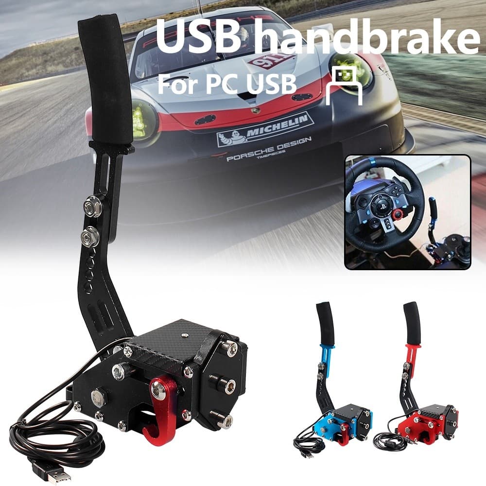 Para Logitech Sistema De Freio De Mão/Placa Adaptadora De Deriva Rally G29/G27/G25 PC Hall Sensor USB SIM Jogos De Corri