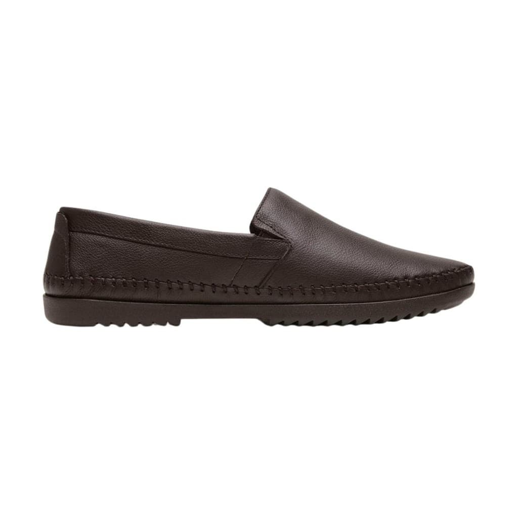 Sapato Mocassim Masculino Social Free Way Couro Malbec
