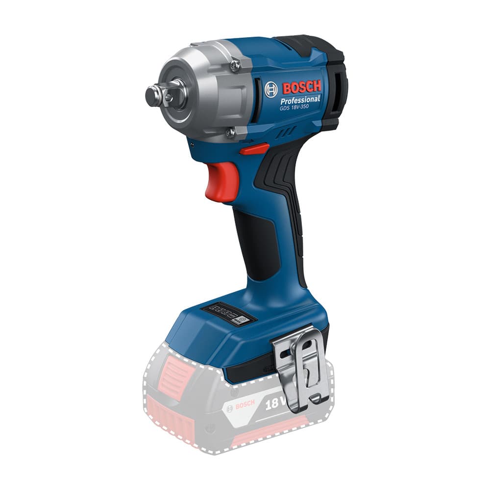Chave de Impacto 12" a Bateria 18V (não inclusa) com Motor Brushless Bosch GDS 18V-350