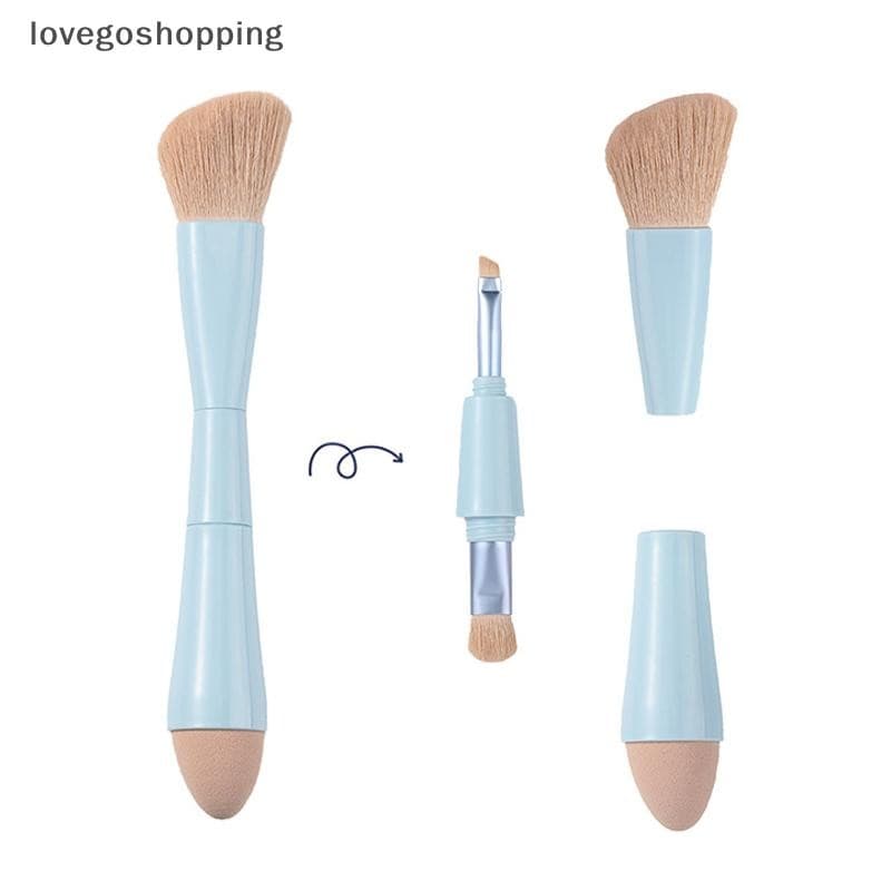[lovego] Ferramentas De Beleza Multitasker Portátil Para Viagem Pincéis De Maquiagem Conjunto De Destacáveis BR