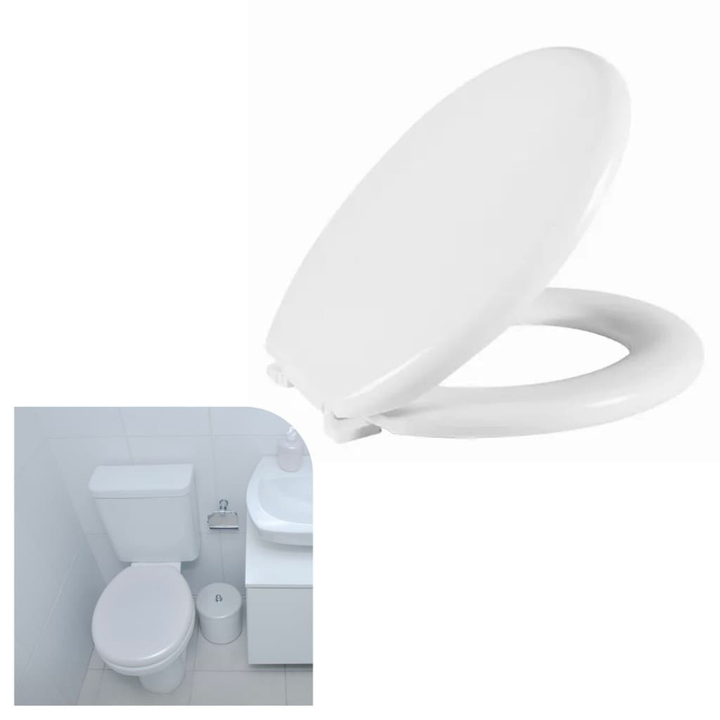 Assento Sanitário Almofadado Oval Astra