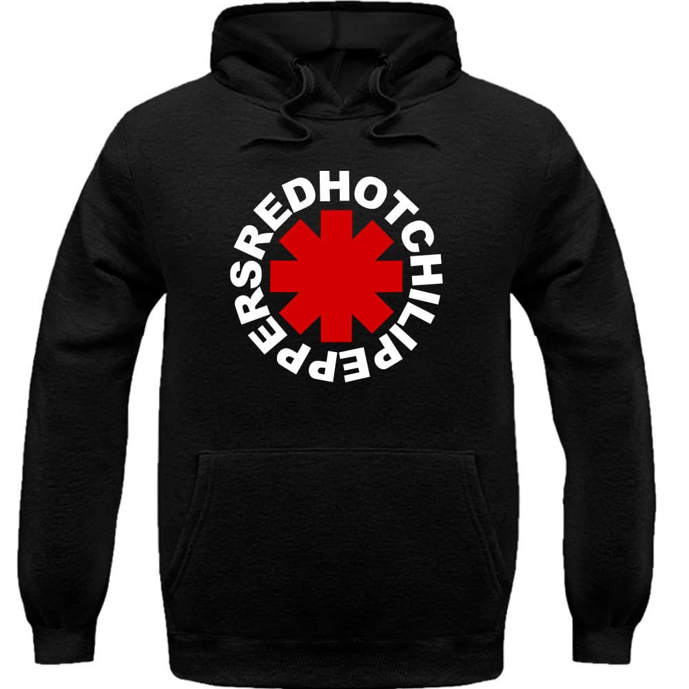 Moletom Canguru Blusa De Frio Com Capuz Banda Red Hot Chili Peppers Envio Já
