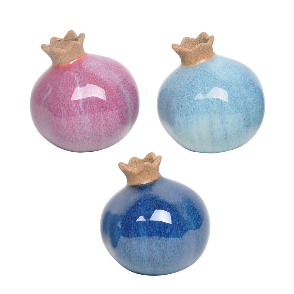 CONJUNTO DE MINI VASOS DE CERAMICA - ROMA - 3 PCS