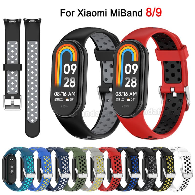 Pulseira De Substituição Esportiva Silicone Para Xiaomi Miband 9 Band 8 10