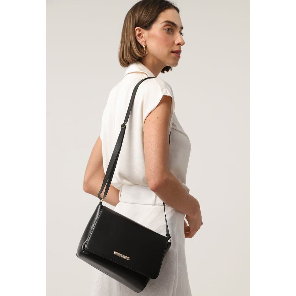 Bolsa Tampa Feminina com Alça Transversal Luxuosa Iasmin Prado