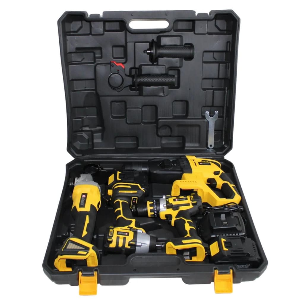 Kit Multi Ferramentas 4 em 1 A Bateria 58V Super Prática!