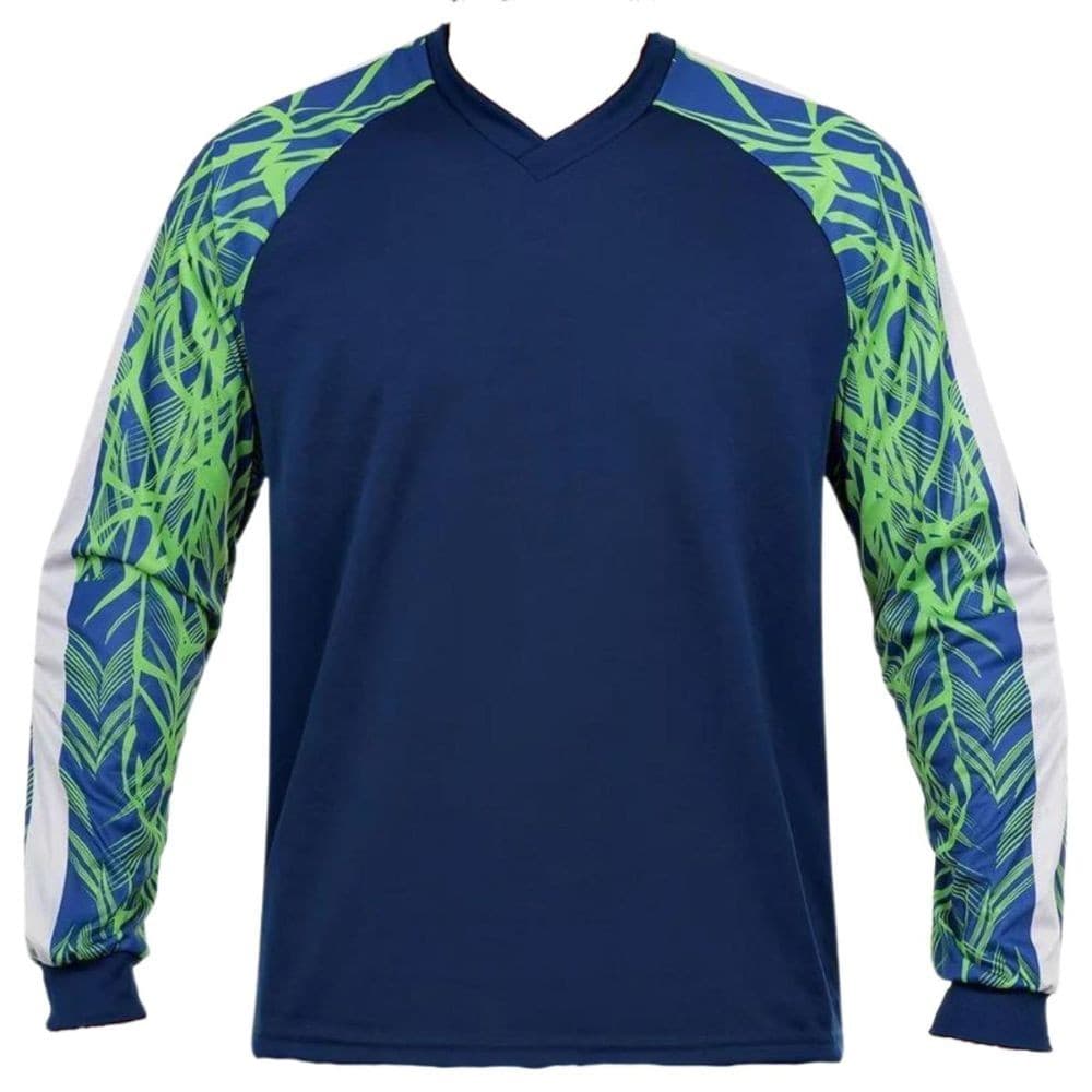 Camisa Goleiro Napoli Com Espuma No Cotovelo Infantil