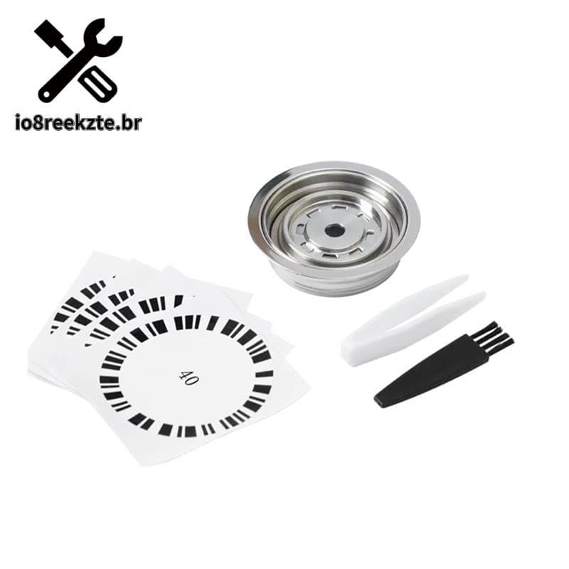Adaptador De Cápsula Reutilizável 40ml Para Máquina Vertuoline Vertuo Next Pop Compatível Com Cápsulas De Café Nespresso