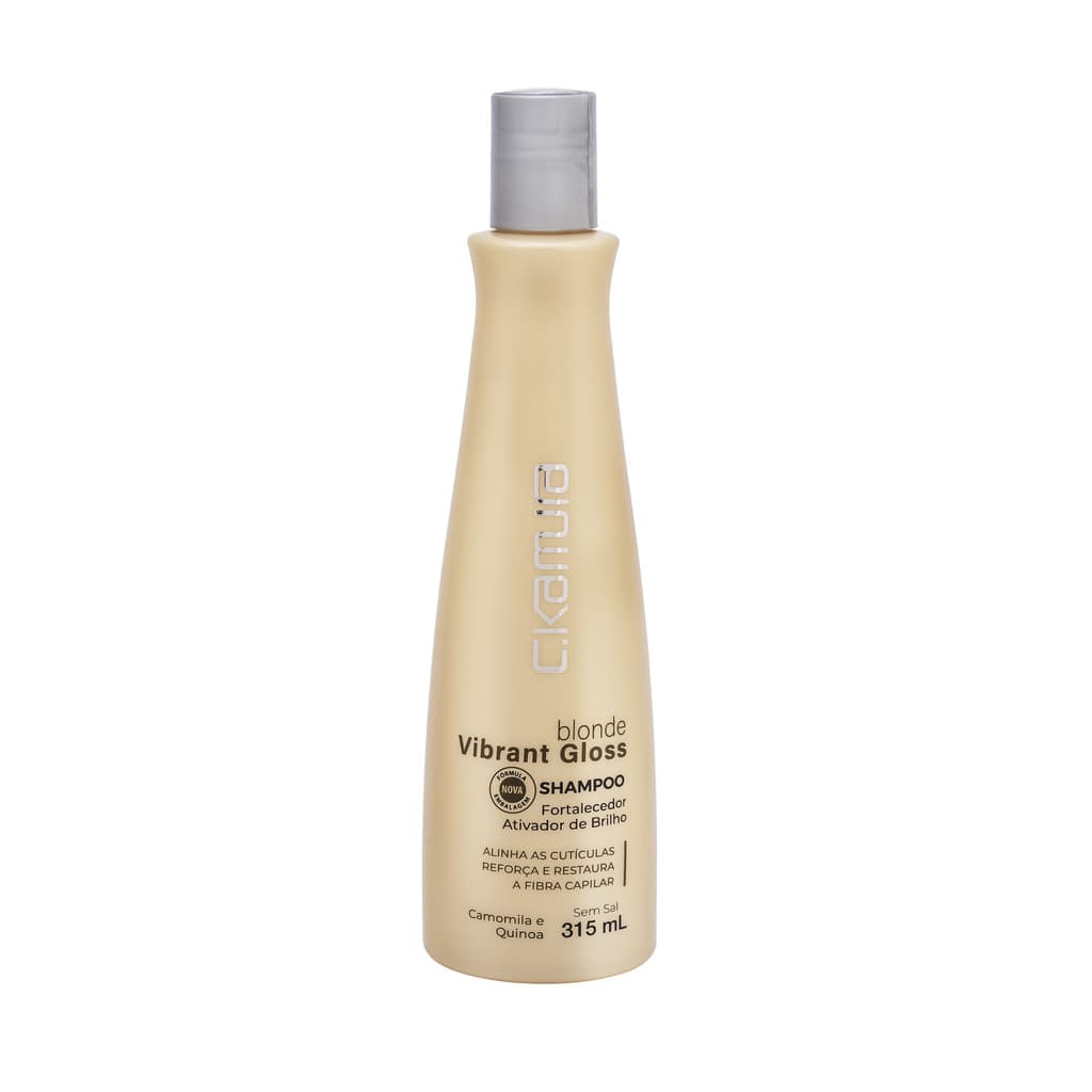 Shampoo Blonde Vibrant Gloss C.kamura Louros Mechas 315 Ml