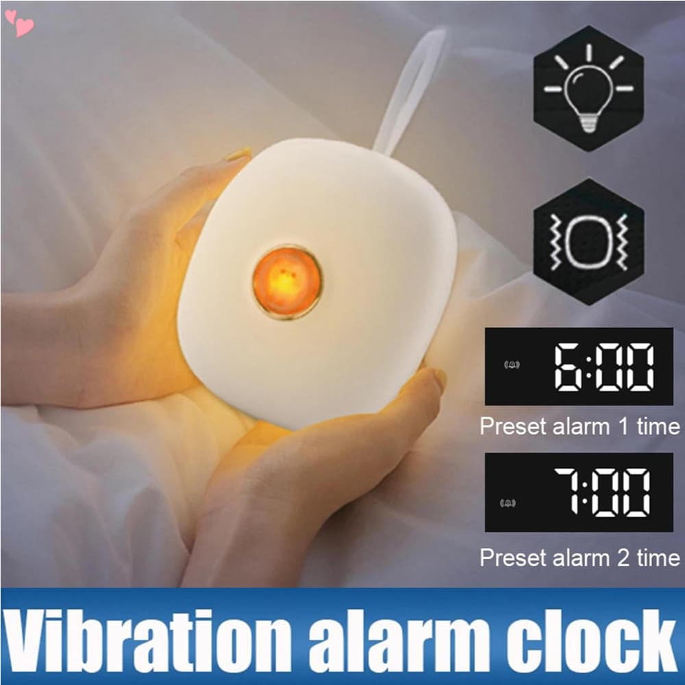 Despertador Para O Efeito De Vibração Surdo , Vibratório Display LED Digital Baterias Dos Desenhos Animados