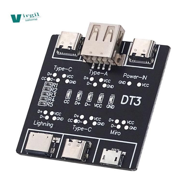 【new】Testador De Cabo USB DT3 Para IOS Android Micro-Tipo-C