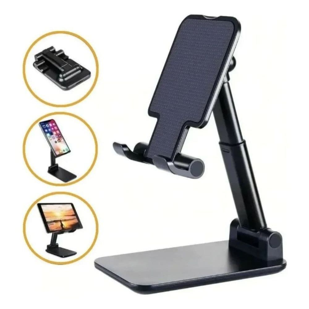Suporte de Mesa para Celular Ajustável Articulado Tablet Smartphone