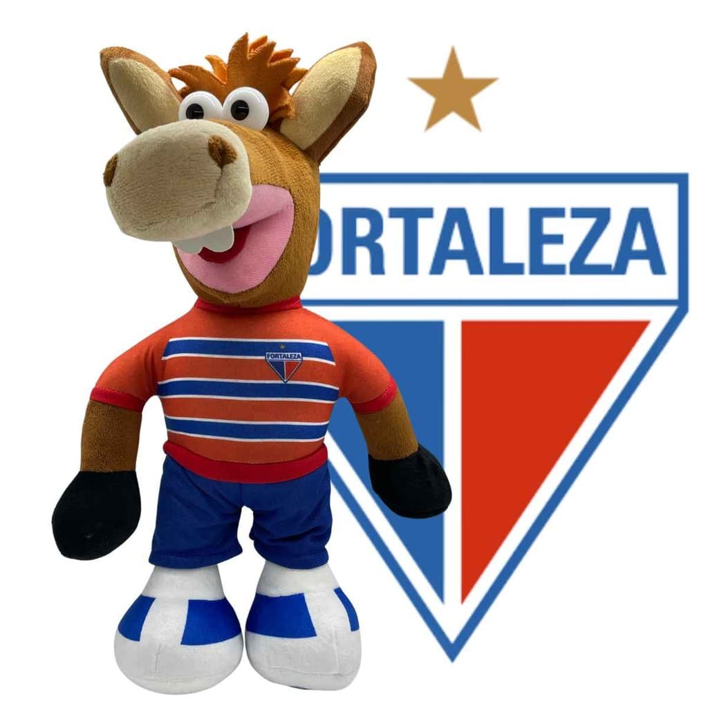 Pelúcia Fortaleza Cavalinho Do Fantástico Original, CKS Toys, Oficial Licenciado Pelo Clube