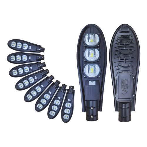 10x Luminárias Poste 150w Branco Frio Para Pública/praça/rua Estrutura Branco Bivolt