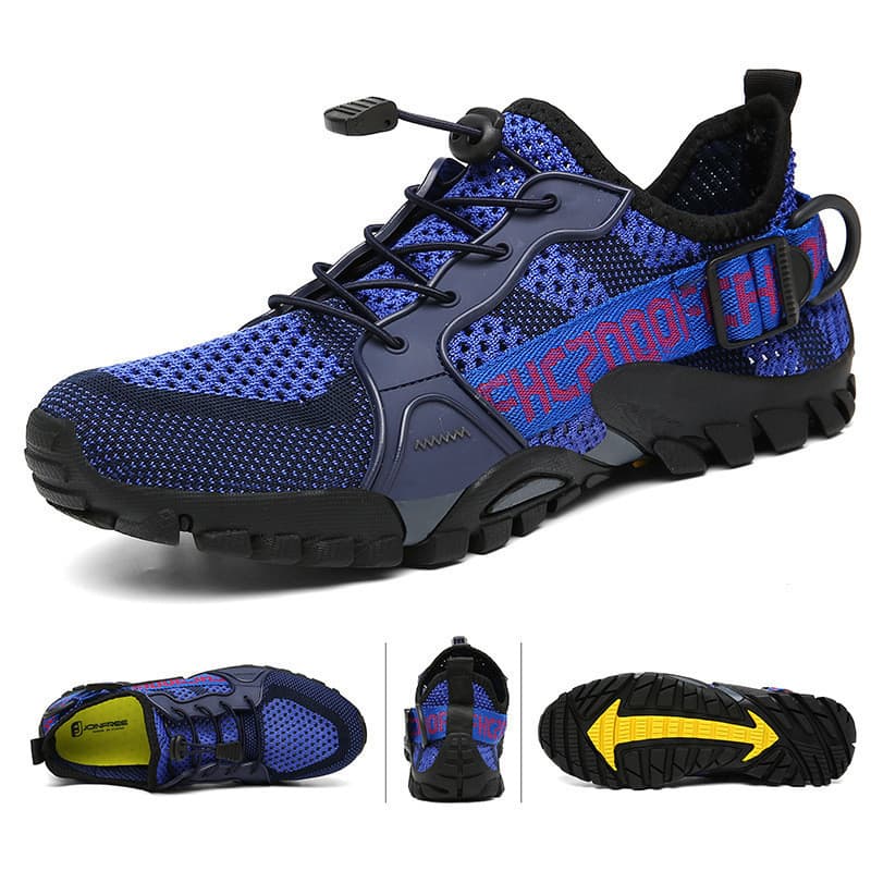 Tamanho Grande Ao Ar Livre Correndo Sapatos Esportivos Casuais Malha De Caminhada Um Par