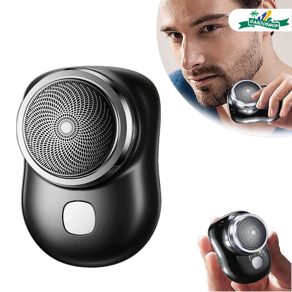 Altamente recomendado!Mini aparador de barba elétrico portátil, tipo C, desconto!