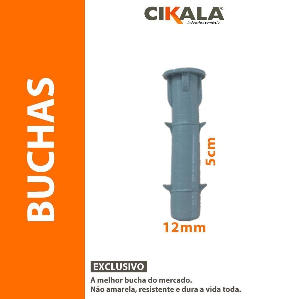 Kit 12 Buchas para Fixação de Pinos em Piscina
