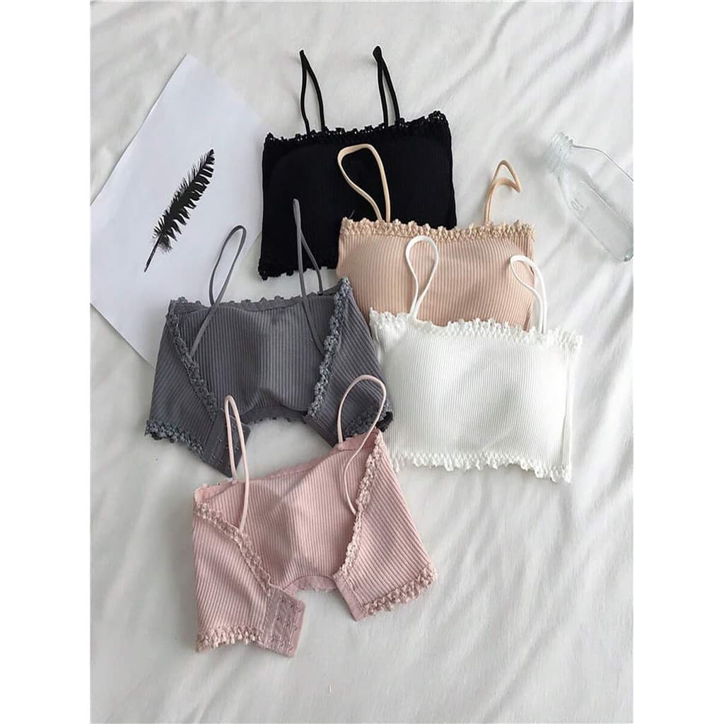 Kit6 Peças De Roupa Íntima Sutiã Top Tubinho Regata Atacado