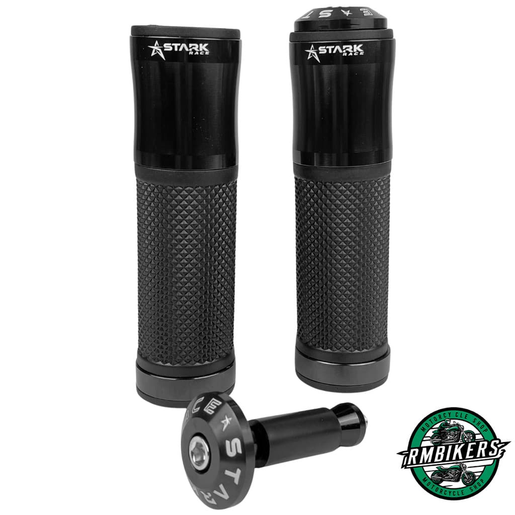 Kit Manopla Luva Punho V2 e Peso Tampa Stark Universal Moto