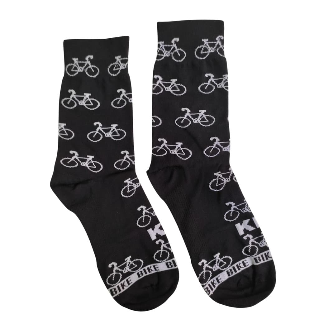 Meia Esportiva Par Meia Ciclismo Bicicleta Corrida Academia MTB Bike Speed