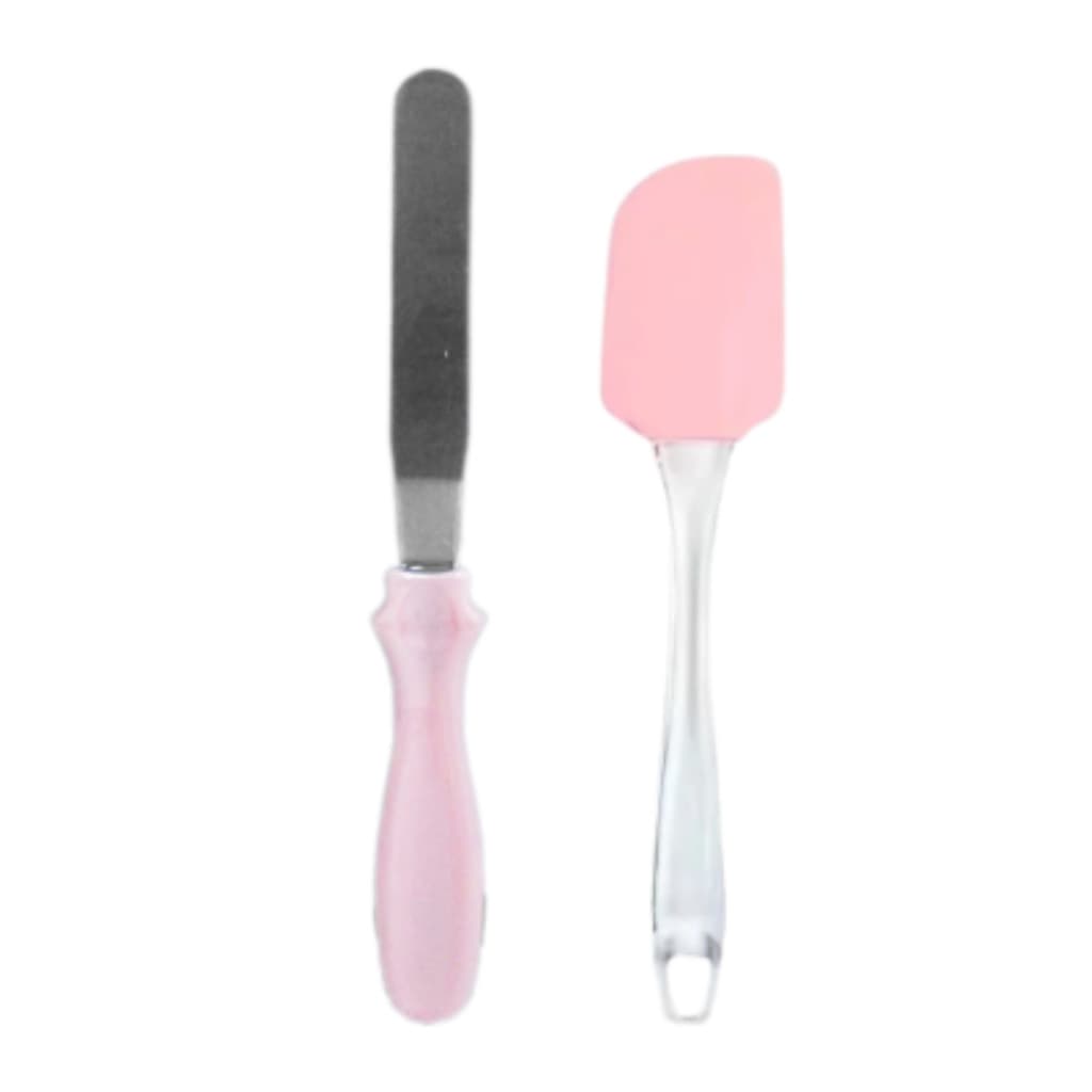 Kit Espatula Confeiteiro e Espatula Pão Duro Cores Sortidas