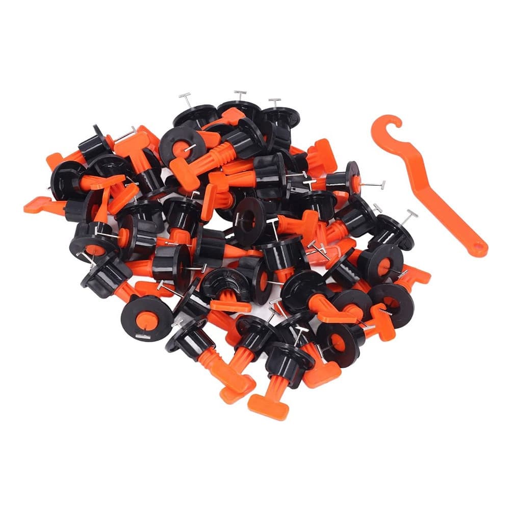 Nivelador 1.5 mm Laranja Claro 50 Clips  5786 Titanium