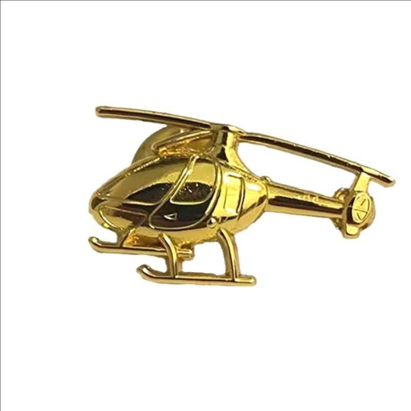 Helicópteros Vintage Metal Brooch Diy Fashion Pin Alloy Badge Helicóptero Jóias Aeronáuticas Acessórios