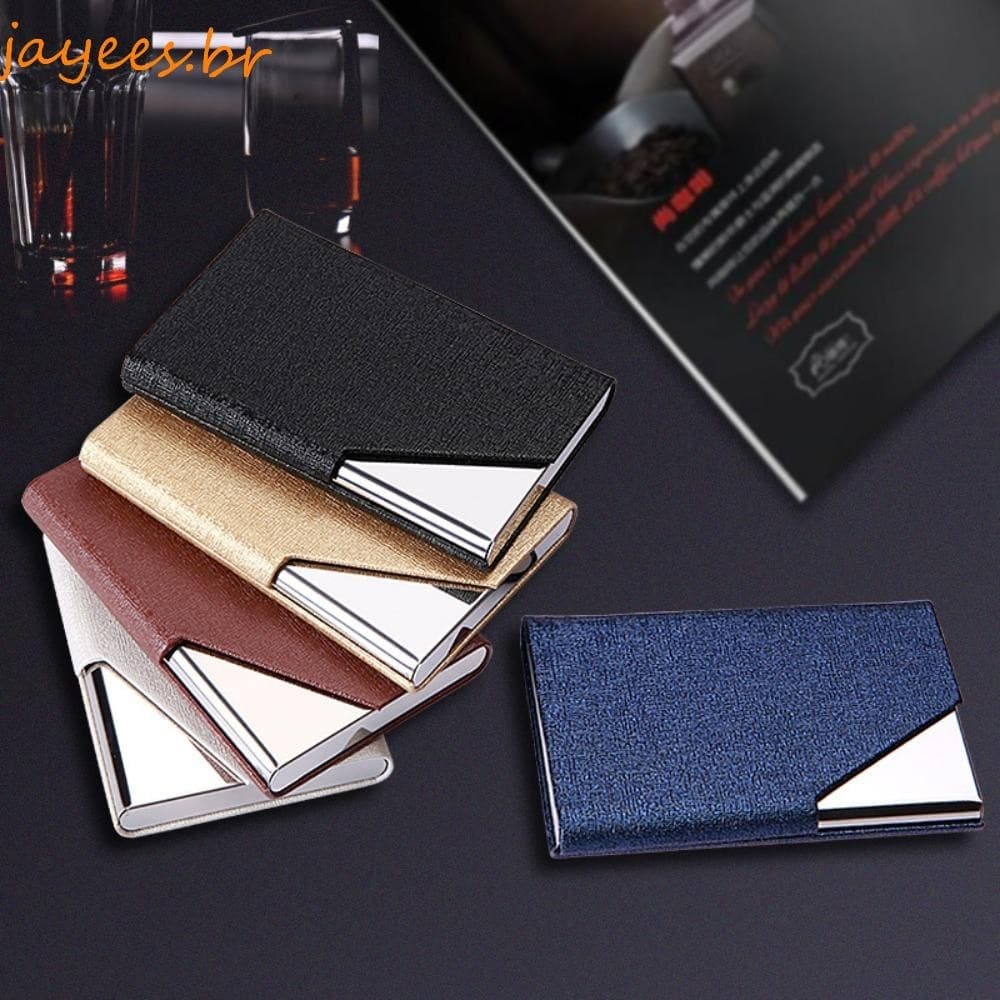 JAYEES Porta-Cartões De Visita High-End Office Suprimentos De Escritório Display Stander Desktop Armazenagem Estojo