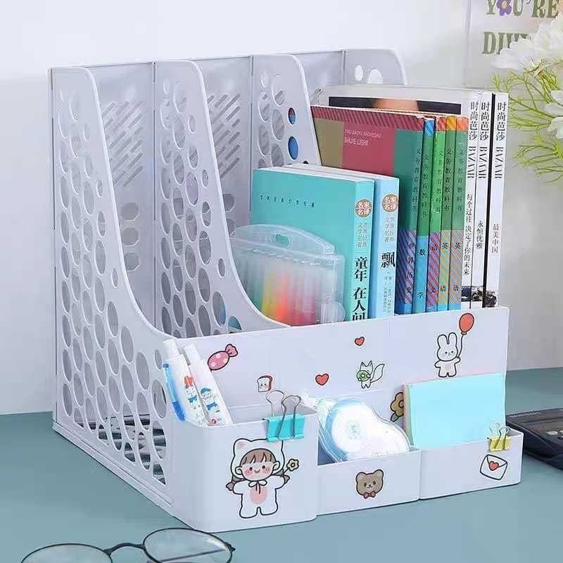 Organizador De Livros Para Mesa Estante Para Separar Livros Cadernos Documentos