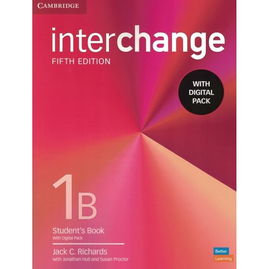 Interchange 1B Students Book With Digital Pack 5Th Ed