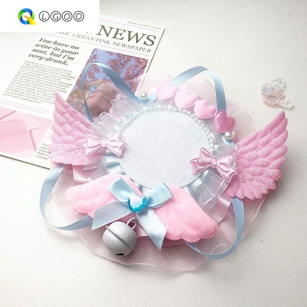 Suporte De Crachá De Anime LGOO , Base De Exibição De Alfinetes De Coração De Renda , Flor Fita Ornamentada De Arco De S