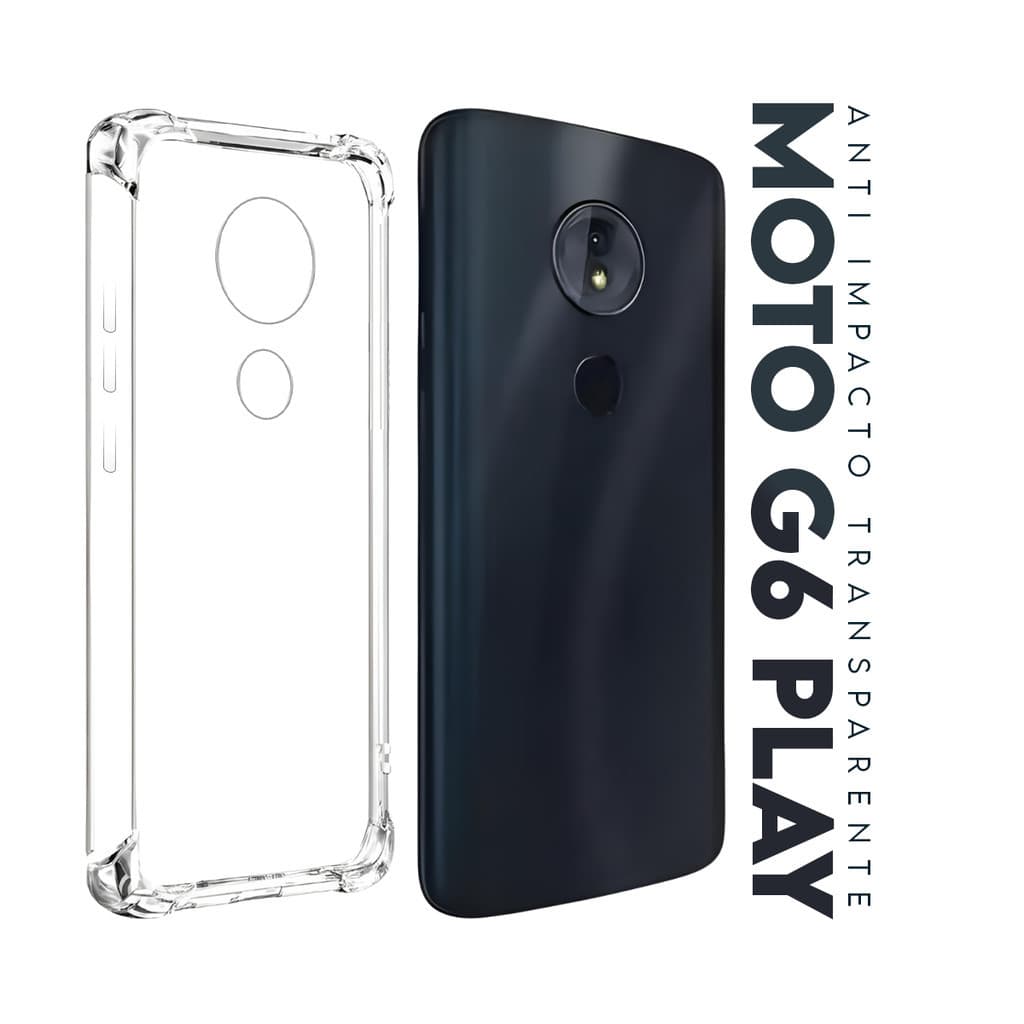 Capa Capinha Anti Impacto Transparente + Película De Hydrogel HD Para Moto G6 Play Xt1922 5.7