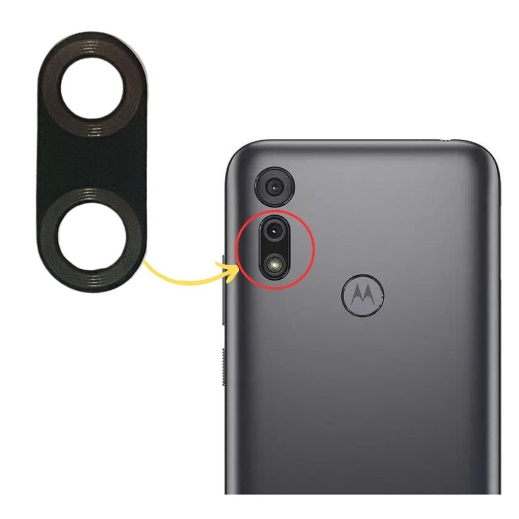 Lente Vidro Câmera Traseira Compatível Moto E6s Xt2053