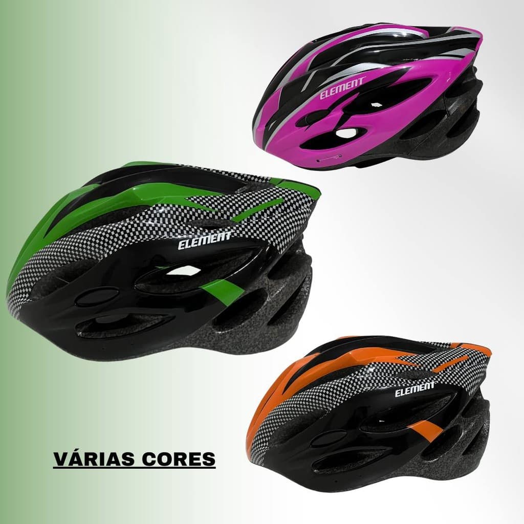 Capacete Importado Para Bicicleta Ciclismo Adulto Com Led Sinalizador