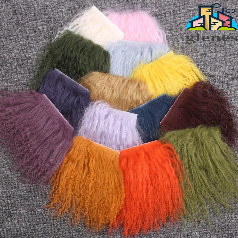 GLENES BJD Linha De Cabelo , Peruca Falso Artesanal Gancho Tramas Bonecas Cores Diy