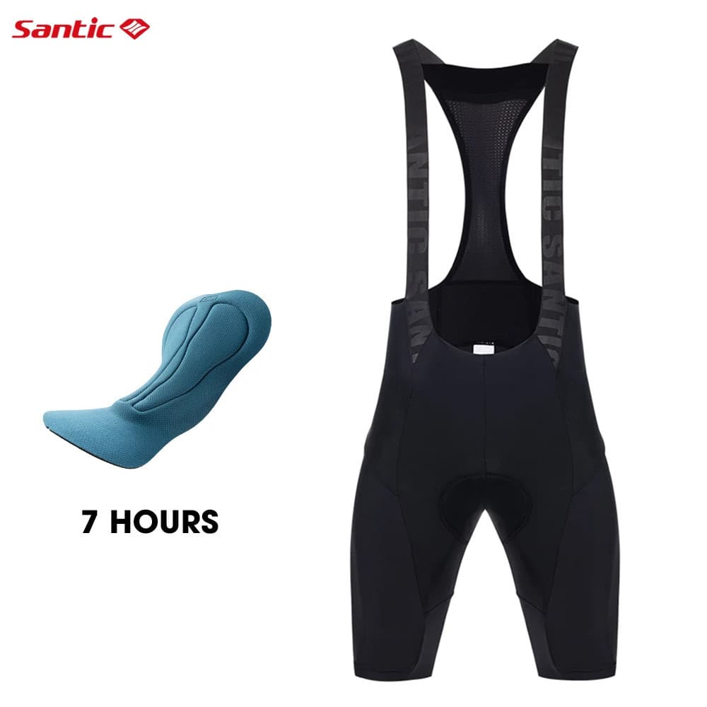 Santic Sendike verão ciclismo Bib shorts masculino italiano seta dupla almofada bicicleta de longa distância ciclismo ca