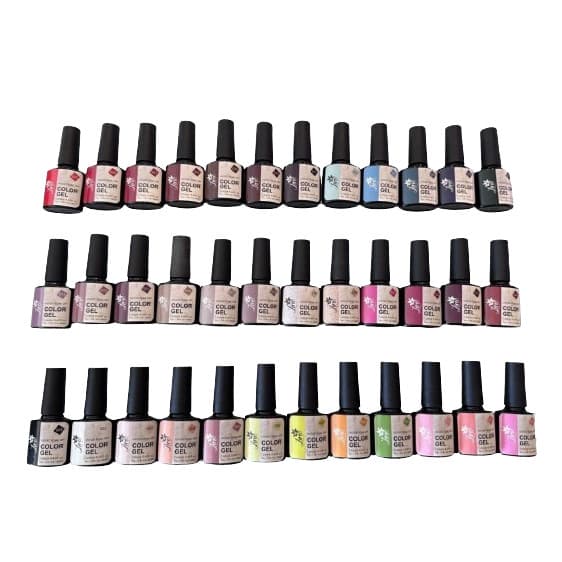 Kit Com 20 Esmalte em Gel Lirió de Unha Led Uv Seca na Cabine Unhas Oferta