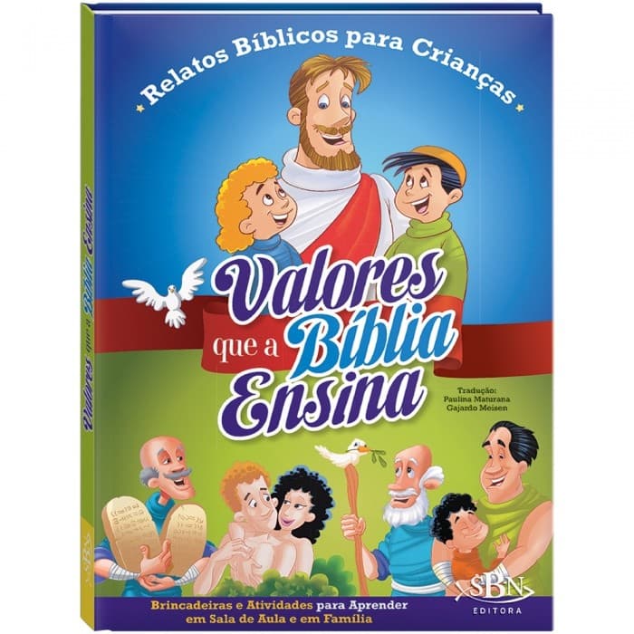 Bíblia Infantil Valores que Ensina Capa Dura Almofadada Todolivro