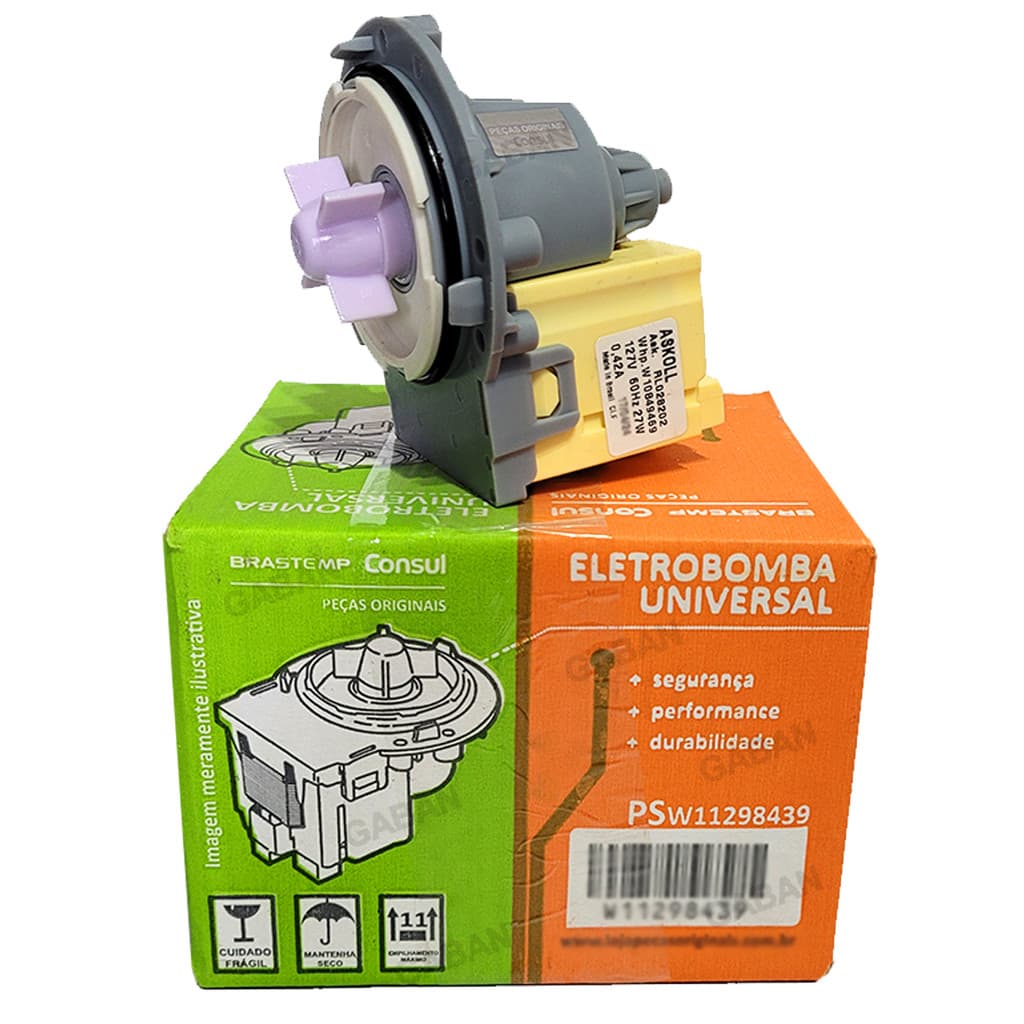 Bomba Eletrobomba Lavadora Brastemp Consul Original 110v