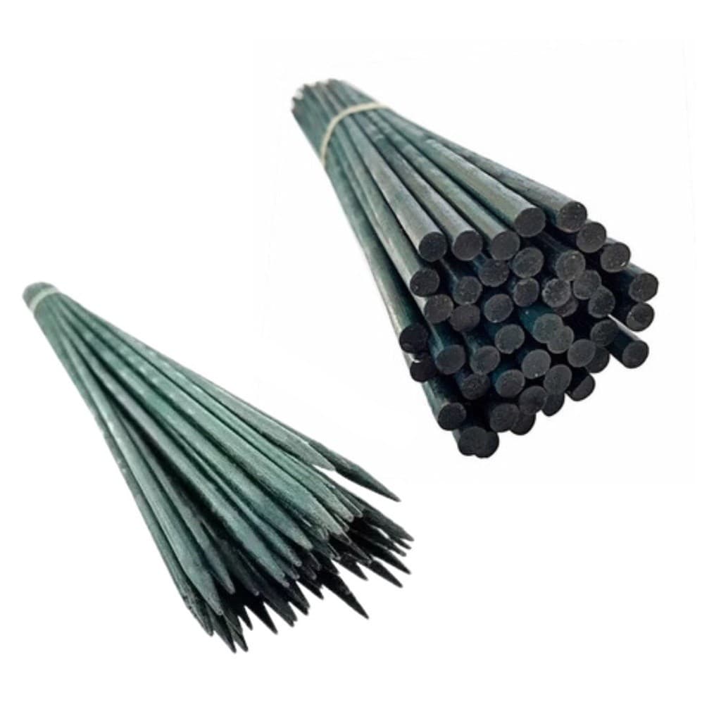 Kit 70 Estacas Tutor De Plantas Haste Pintada Bambu Tutor De Plantas 80cm Para Jardim Flores Orquídeas