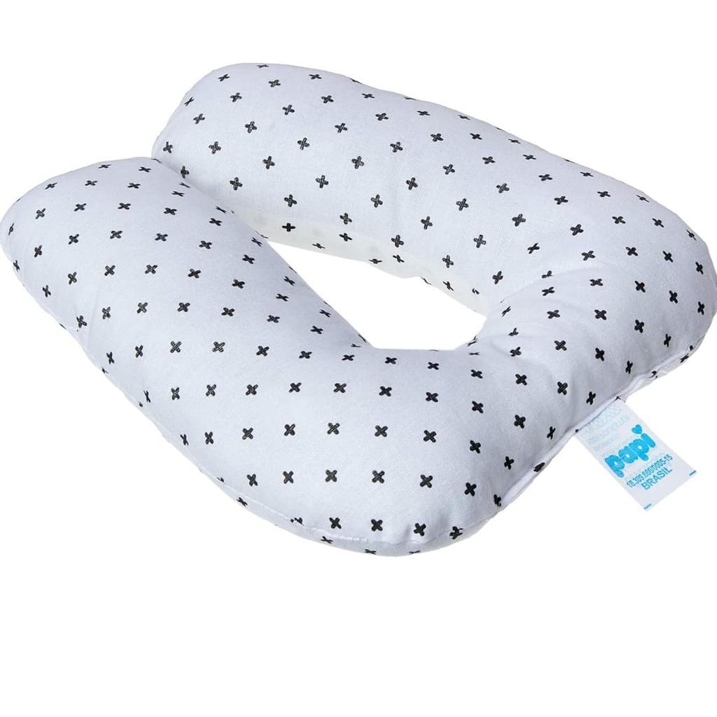 Almofada de Pescoço Amamentação para Bebê Papi 25Cm x 24Cm