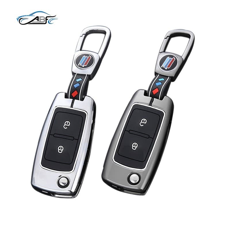 Chaveiro do carro Caso Capa Para Volkswagen Vw Jetta Golf Passat Beetle Assento Polo B5 (2 Botões) 3271