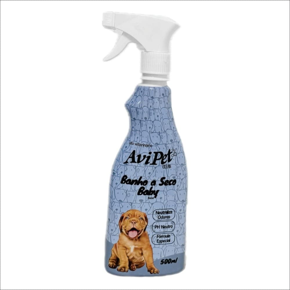 Banho Seco Pet Baby Avipet Clean 500ml