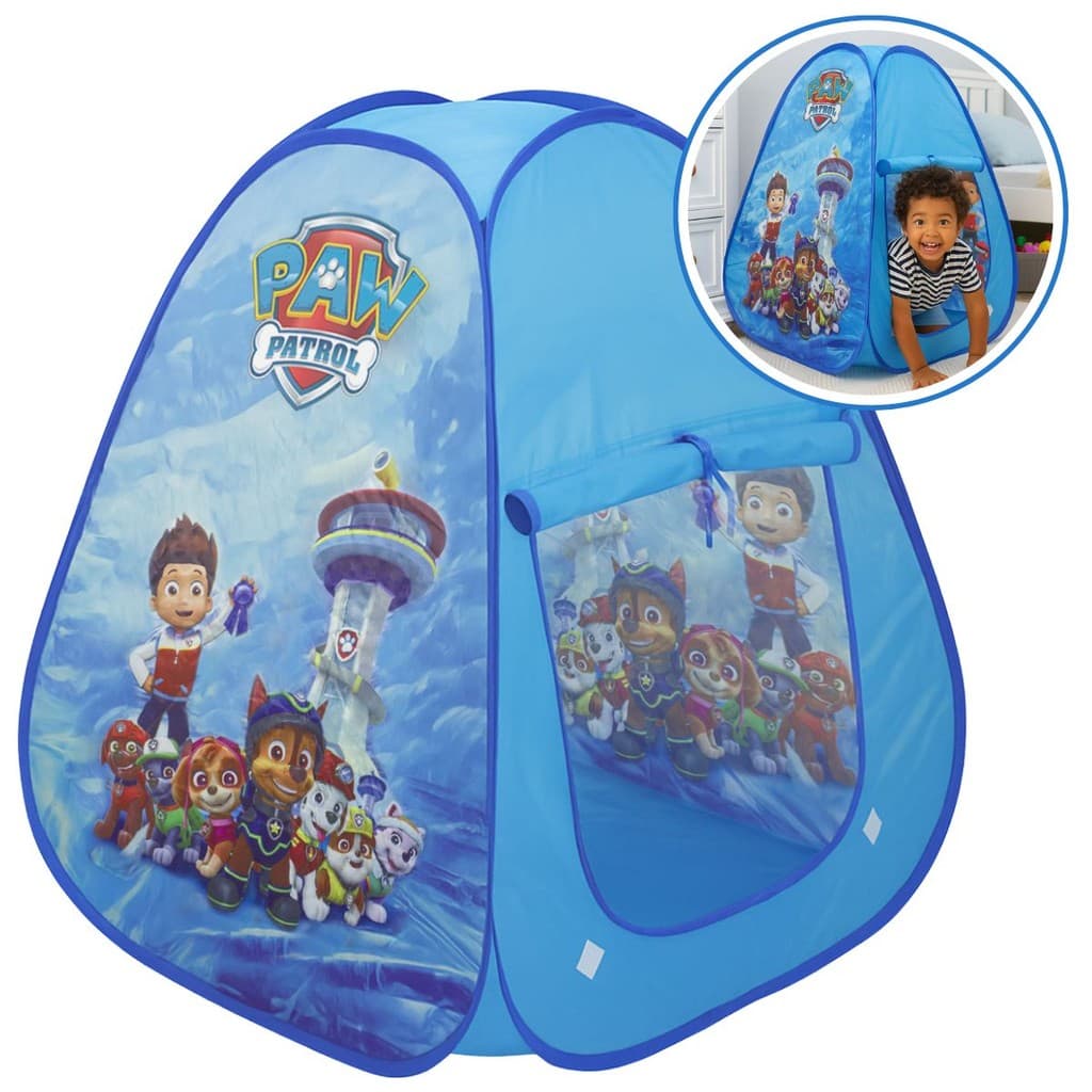 Barraca Toca Infantil Tenda Cabana Dobrável Patrulha Canina Paw Patrol Azul Brinquedo Criança Bang Toys
