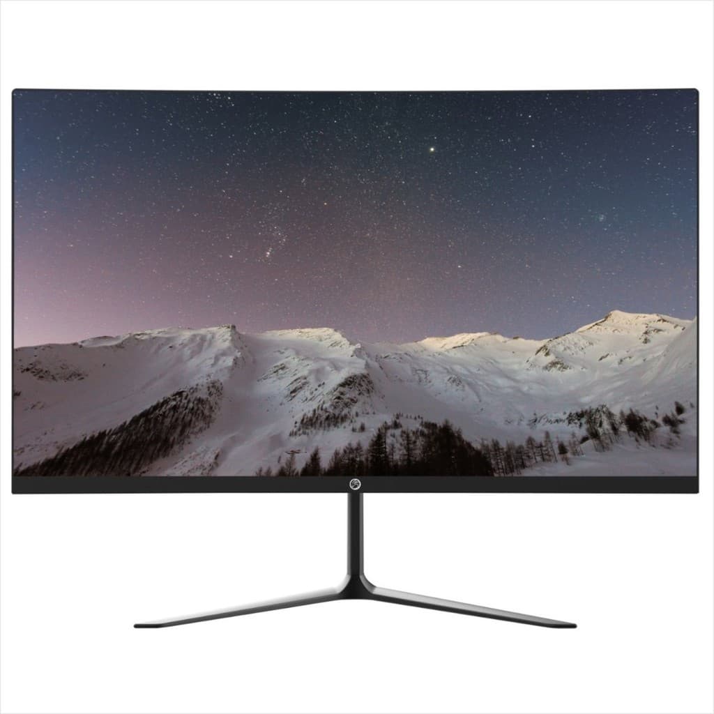 Monitor LED 23.8 Brazil PC 24WCF-75 - 1920x1080 (Full HD), 75Hz, 5ms - Curvo 2800R - HDMI/VGA - Preto